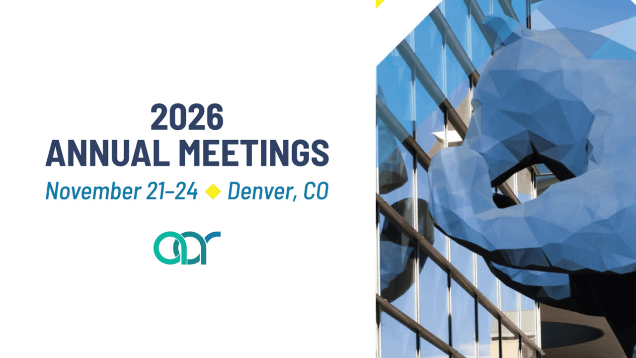 AAR 2026 Annual Meetings, Denver